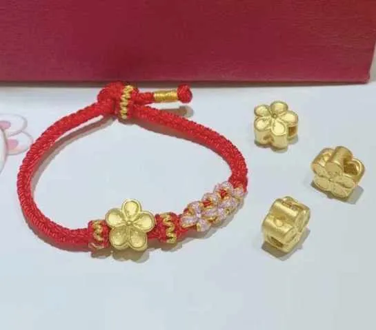 سوار ذهب مجوهرات النساء  Luxury Fashion Pure Real