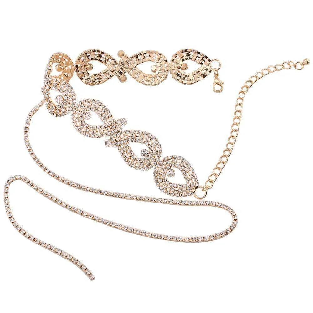 10 Designs, Rhinestone choker Statement Necklaces