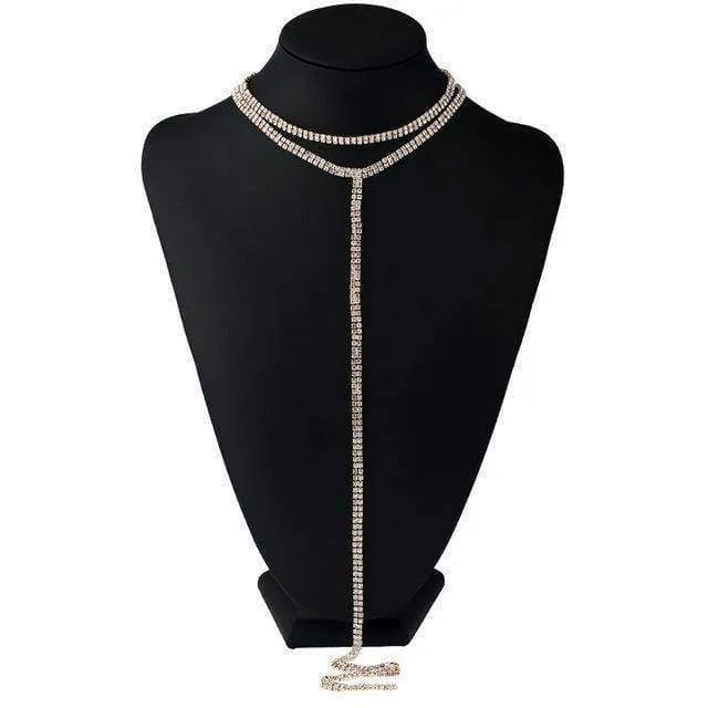10 Designs, Rhinestone choker Statement Necklaces