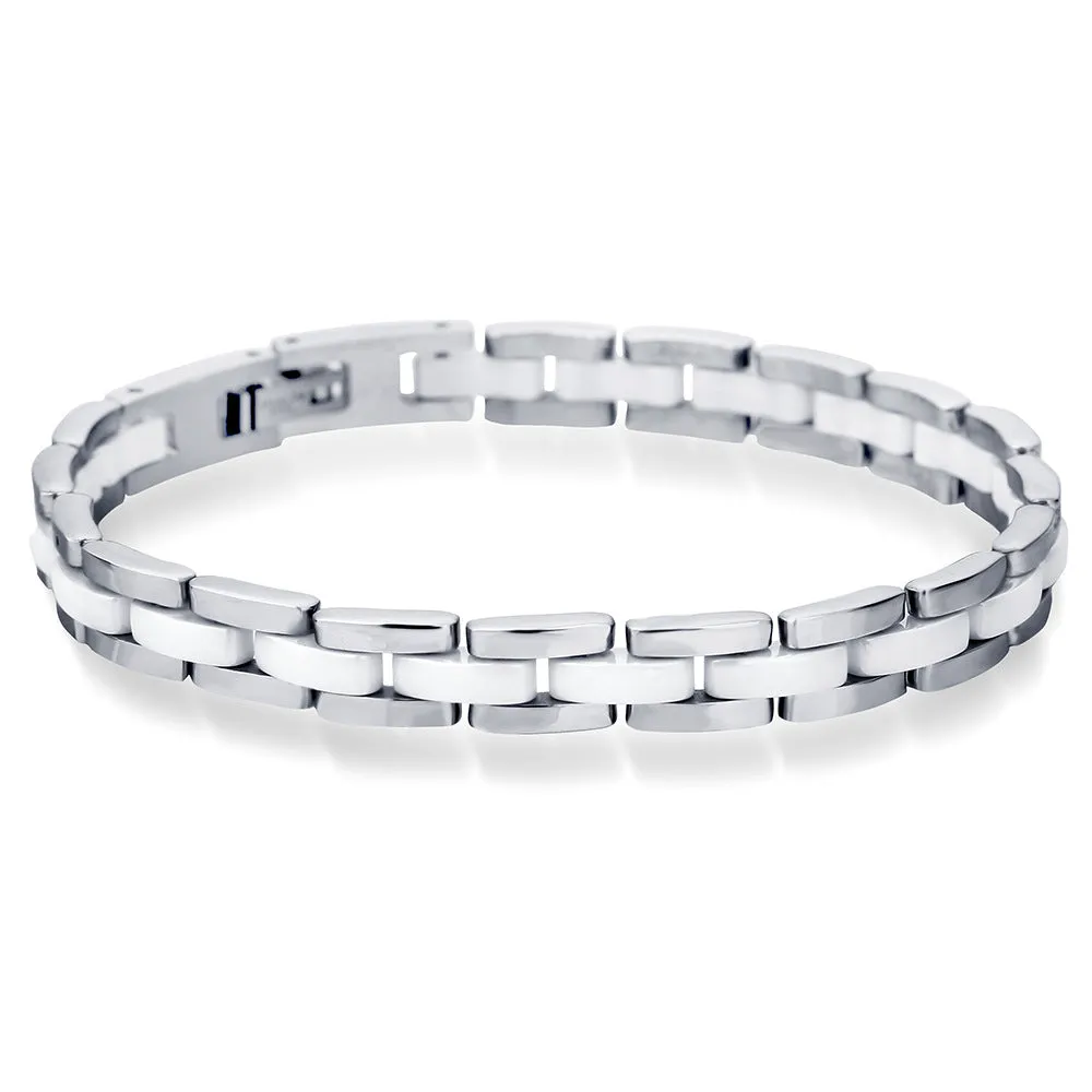 10MM Titanium Steel Stylish and Personalized Couple Bracelets for Men and Women
