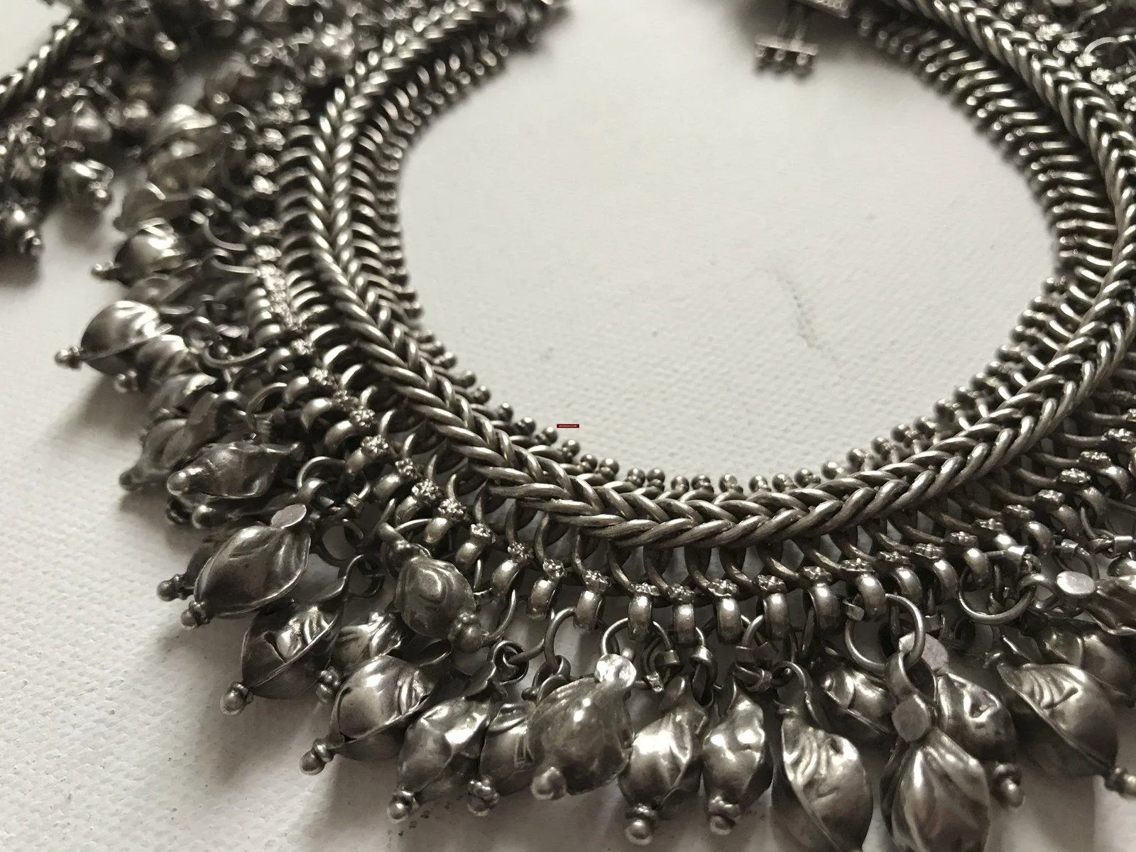 1201 SOLD Old Silver Anklets Payal Jewelry