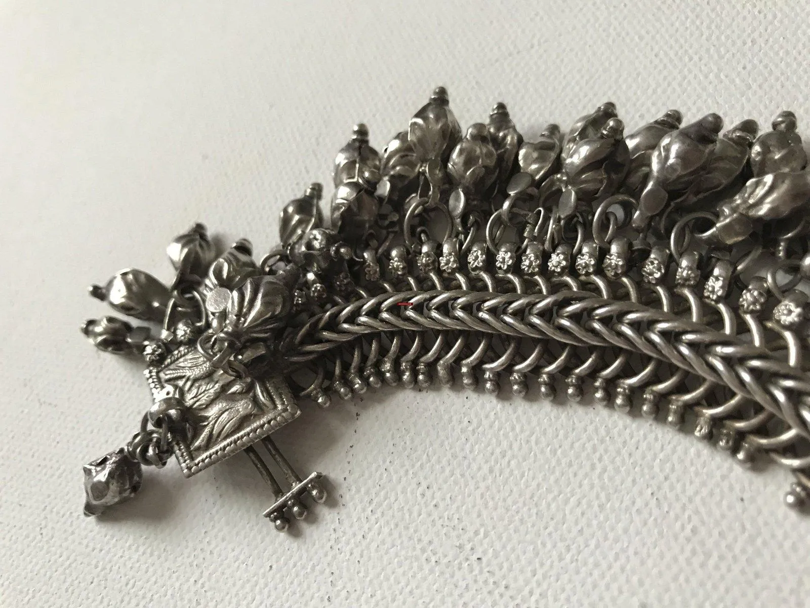 1201 SOLD Old Silver Anklets Payal Jewelry