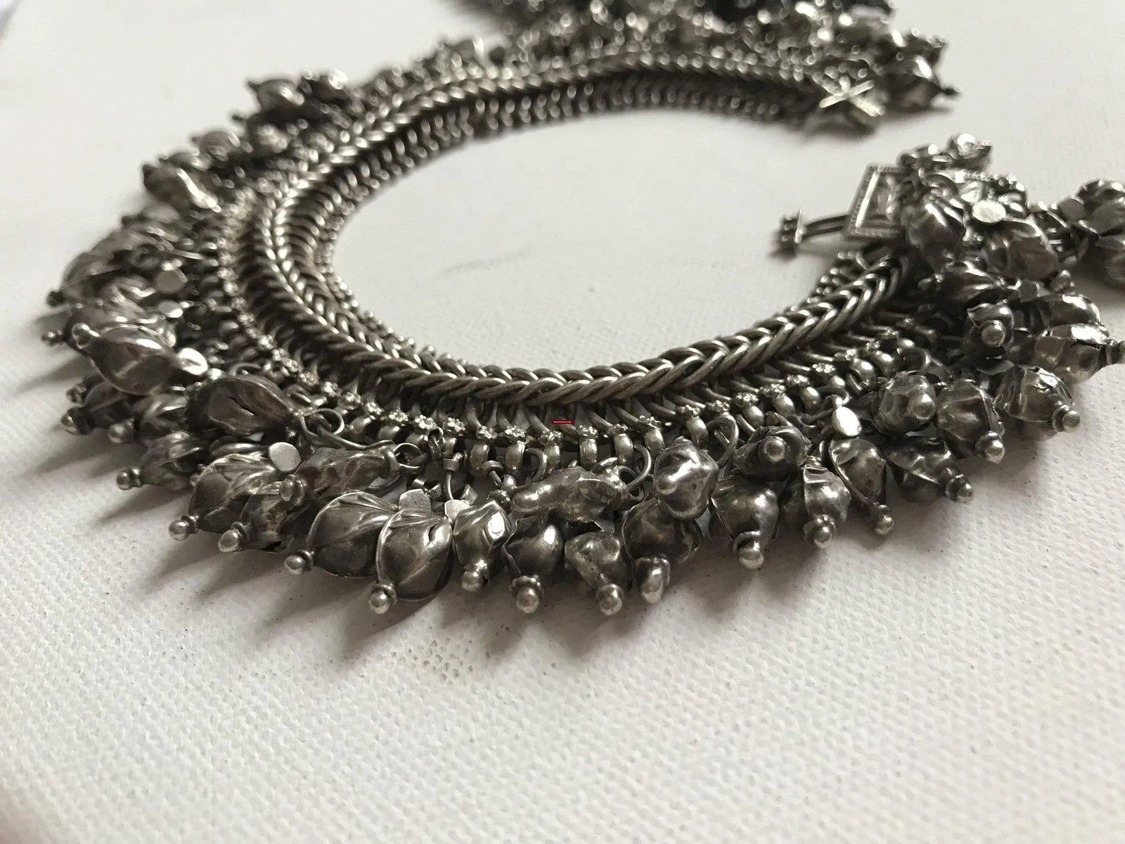 1201 SOLD Old Silver Anklets Payal Jewelry