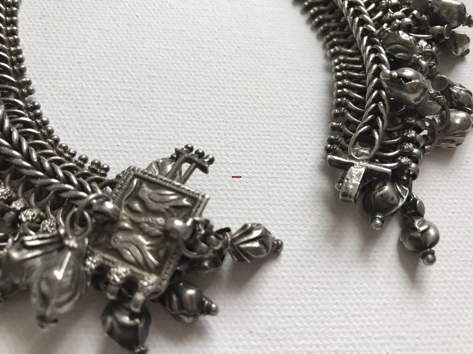 1201 SOLD Old Silver Anklets Payal Jewelry