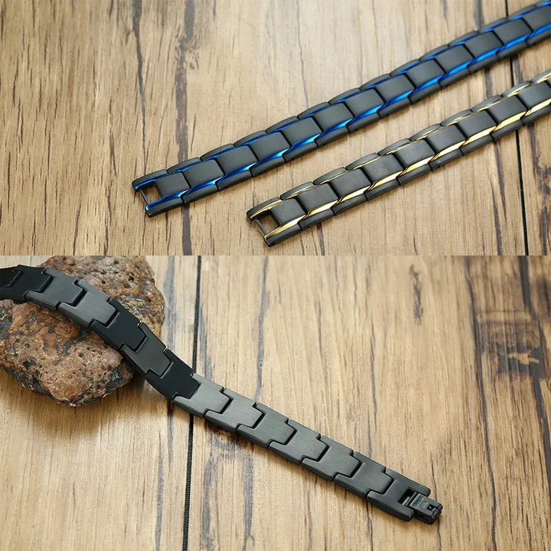 12mm Men Bracelets Stainless Steel Link Chain Bracelets