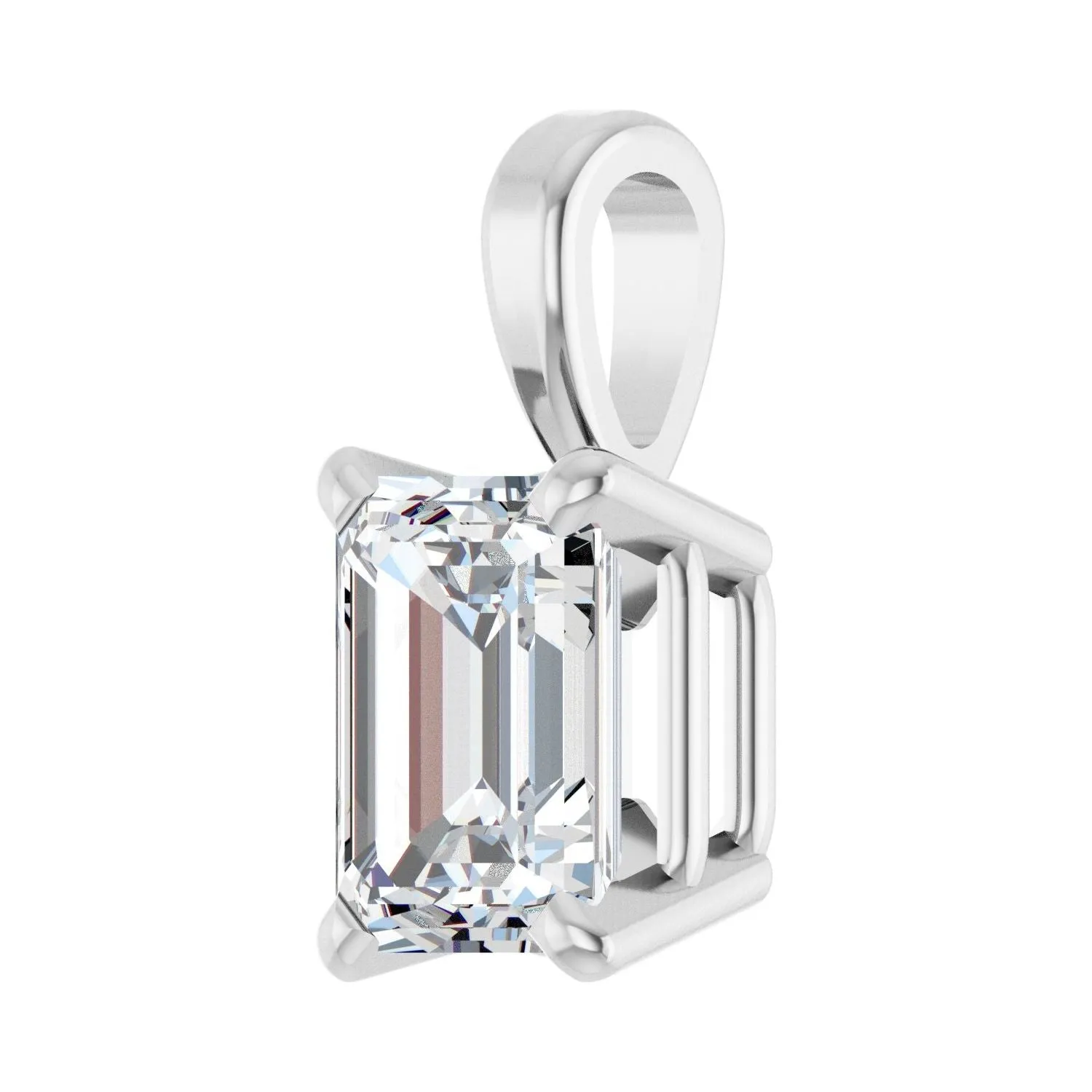 14k Gold 1/3 CT Lab-Grown Diamond Pendant