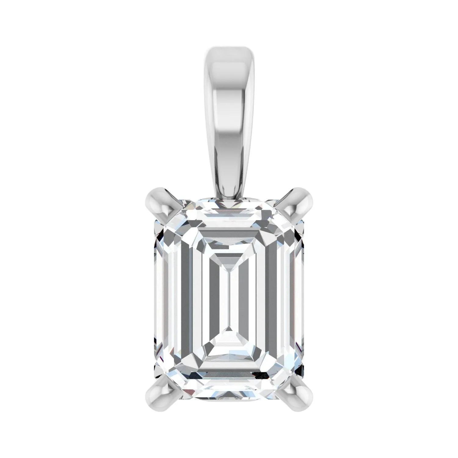 14k Gold 1/3 CT Lab-Grown Diamond Pendant