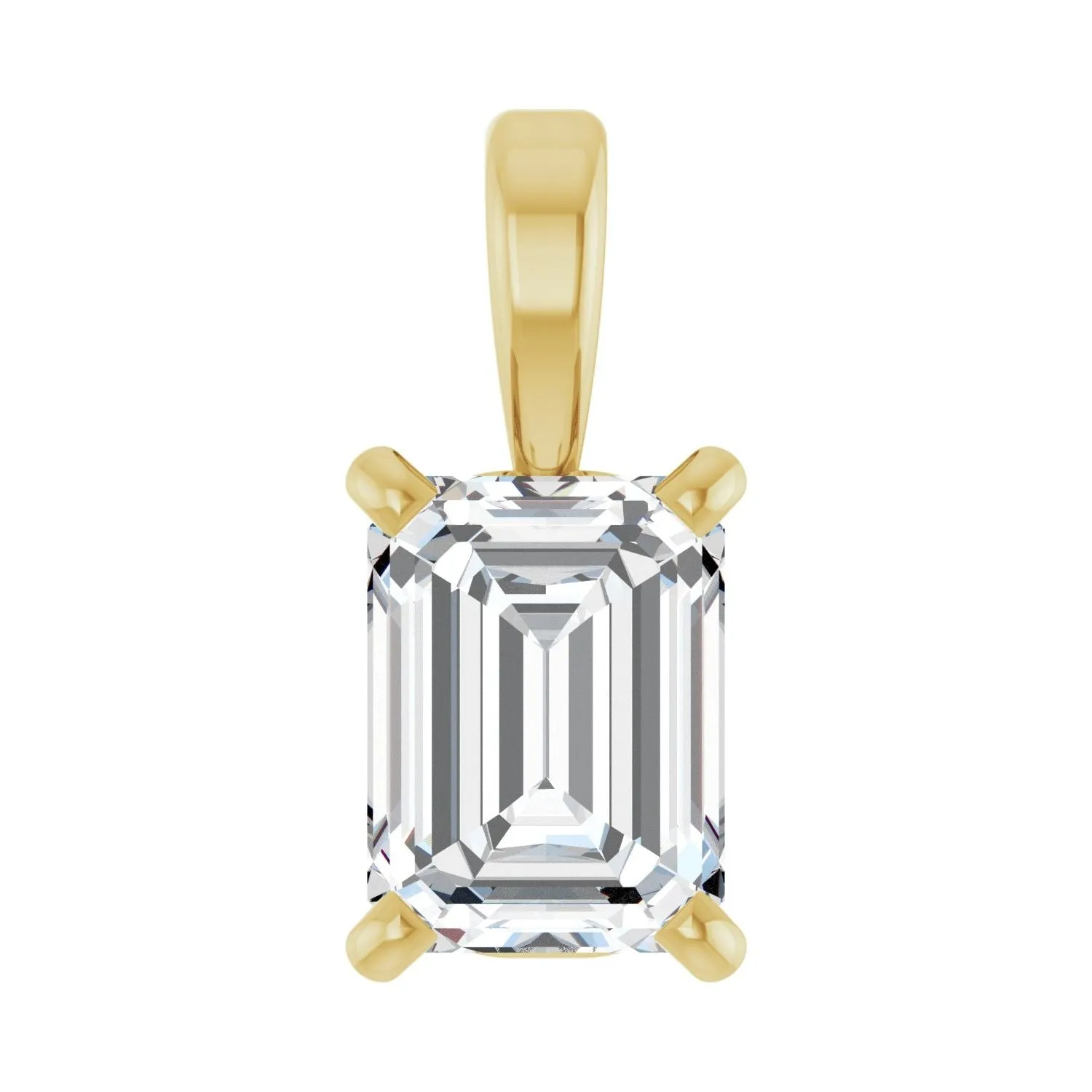 14k Gold 1/3 CT Lab-Grown Diamond Pendant