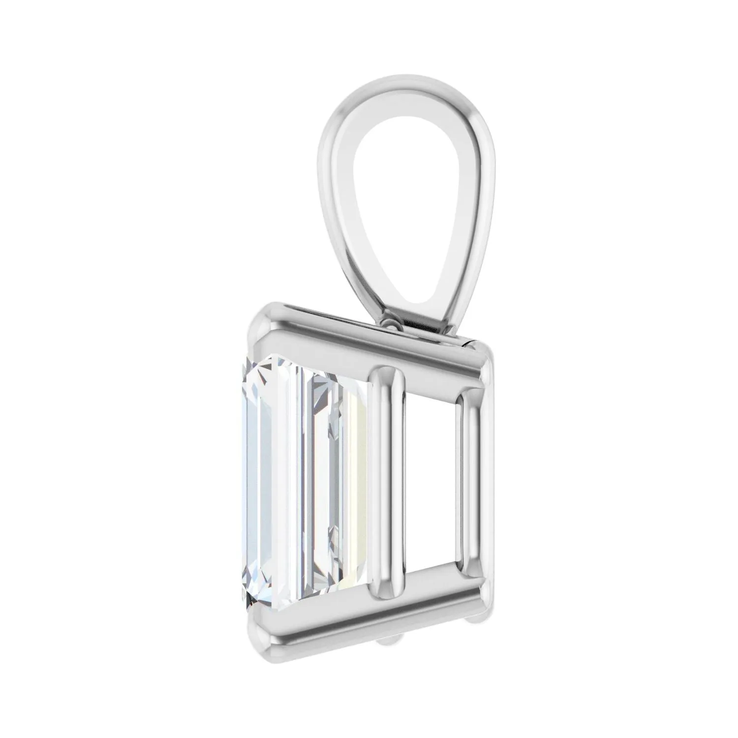 14k Gold 1/3 CT Lab-Grown Diamond Pendant