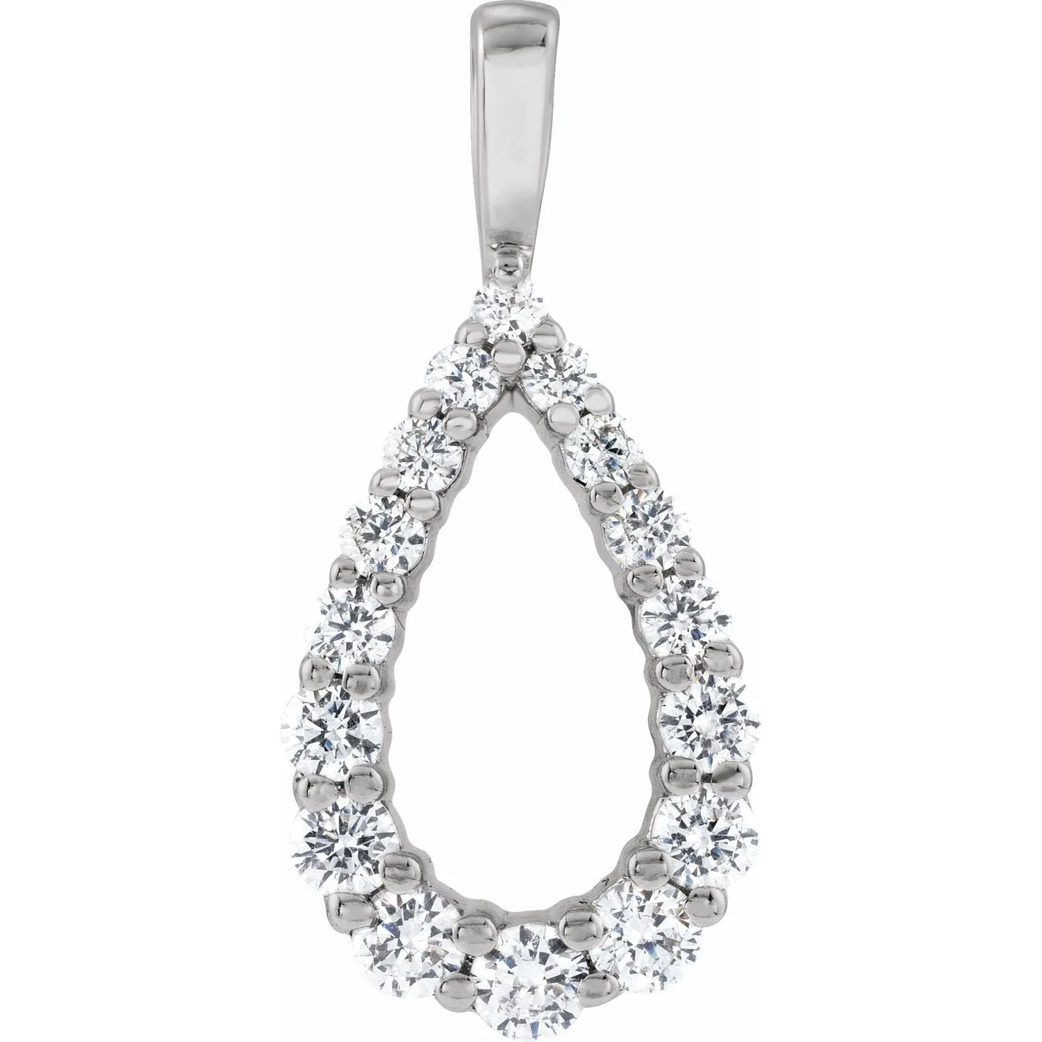 14k Gold 1/3ct Lab-Grown Diamond Pendant