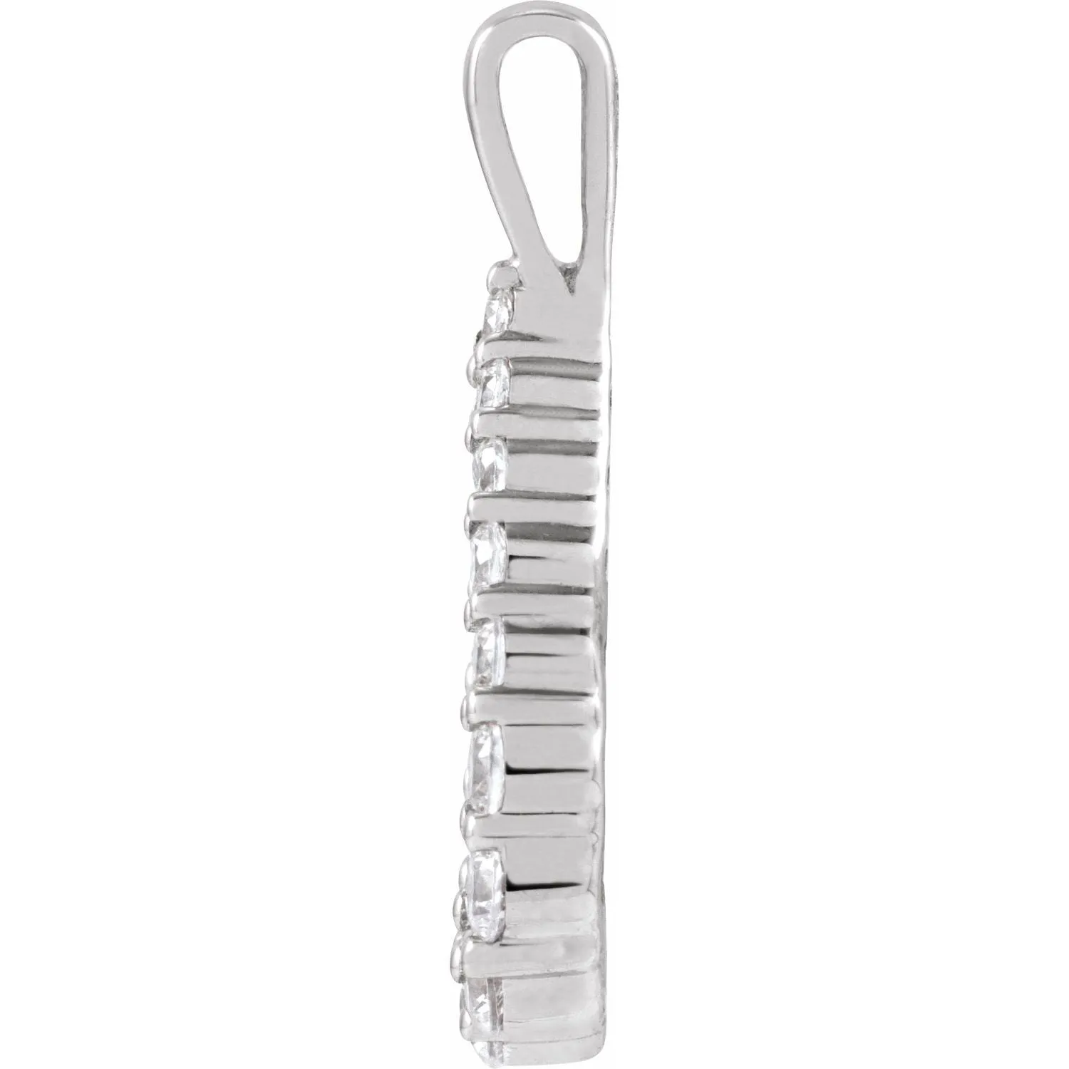14k Gold 1/3ct Lab-Grown Diamond Pendant