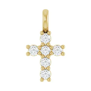 14k Gold 1/6ct Lab-Grown Diamond Pendant
