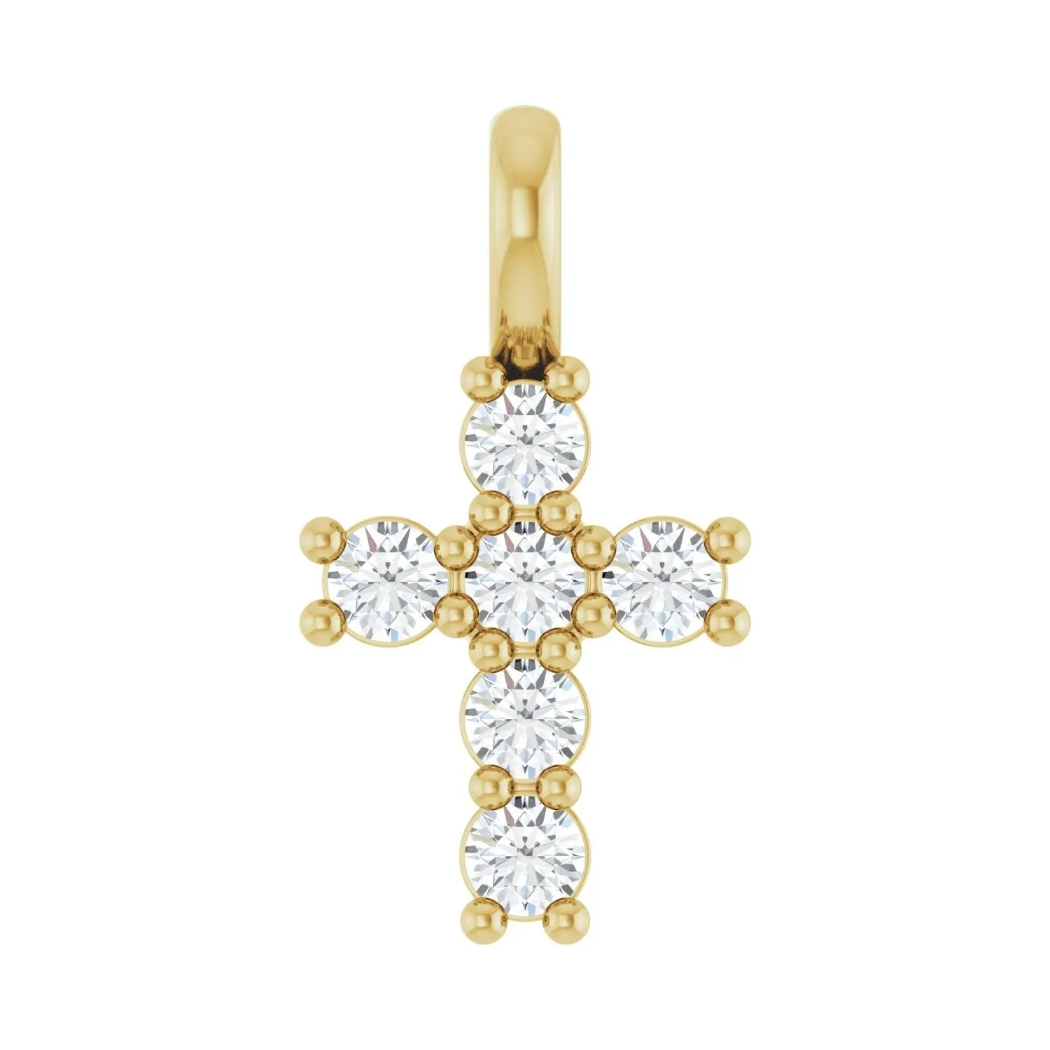 14k Gold 1/6ct Lab-Grown Diamond Pendant