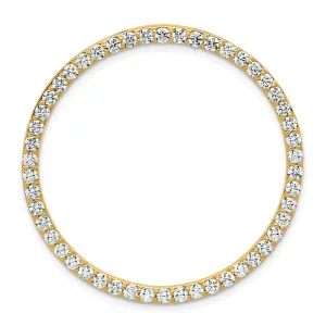14k Gold Lab Grown Diamond Pendant (2ct, VS, G-H)