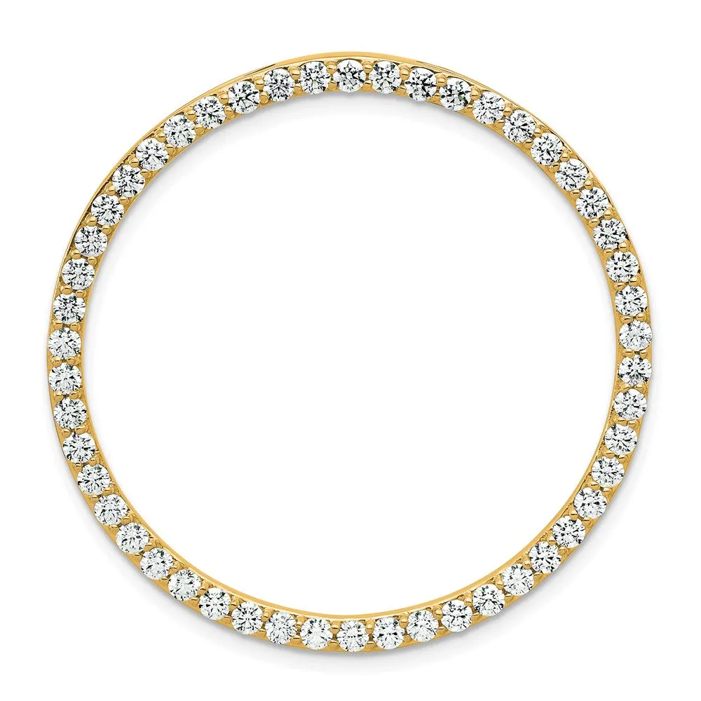 14k Gold Lab Grown Diamond Pendant (2ct, VS, G-H)