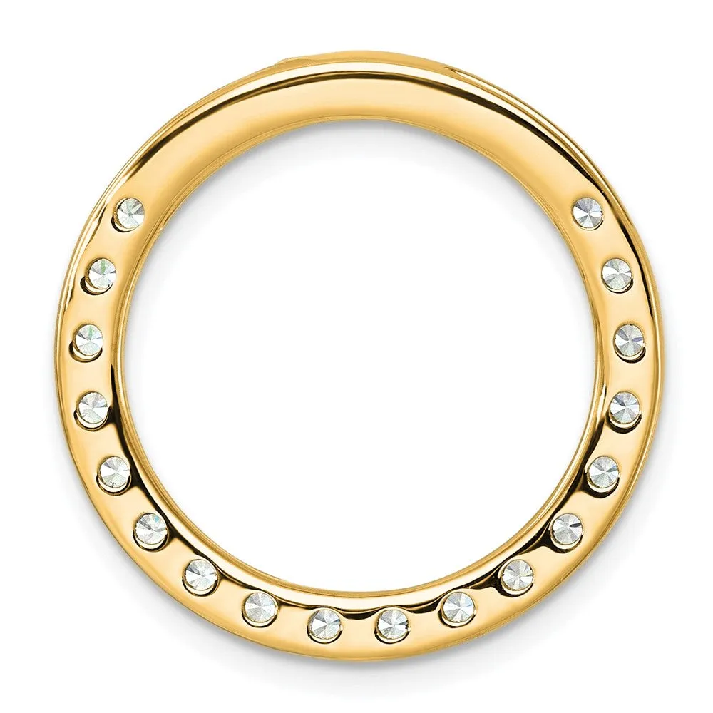 14k Yellow Gold Lab Grown Diamond Pendant (2ct, VS, G-H)