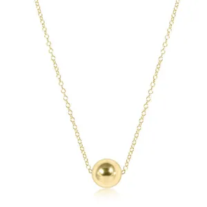 16" Classic Necklace Gold - 8mm