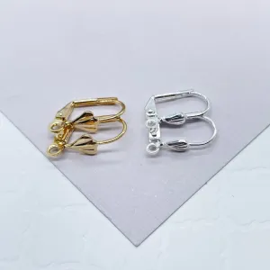 18k Gold Filled Lever Back Hook Clasps  Findings Jewelry Making  Designing Styling DIY