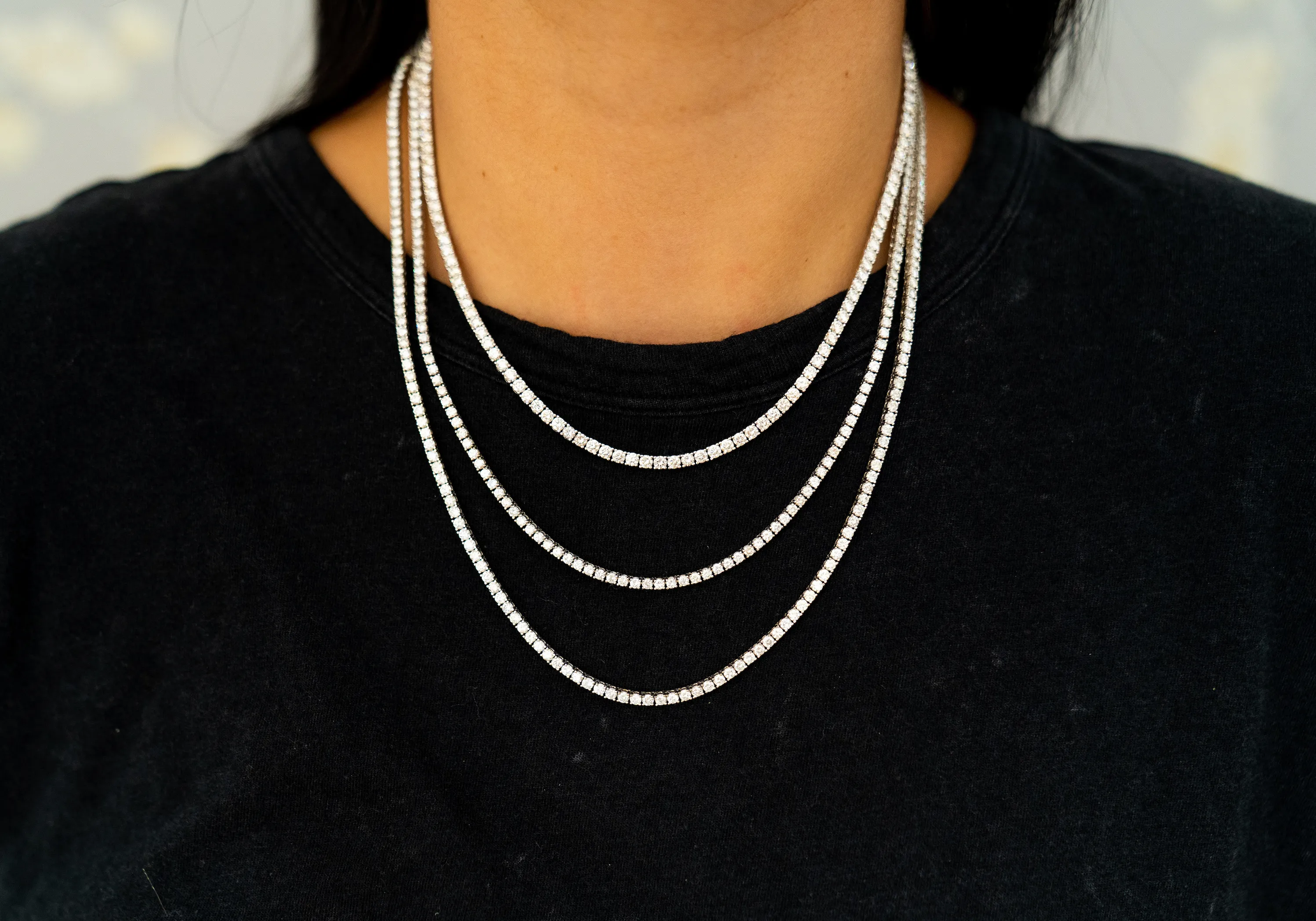 18" Classic Tennis Necklace