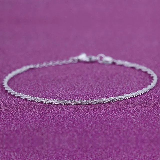 2021 New Fashion Silver stretch 1/2/3/4 Rows