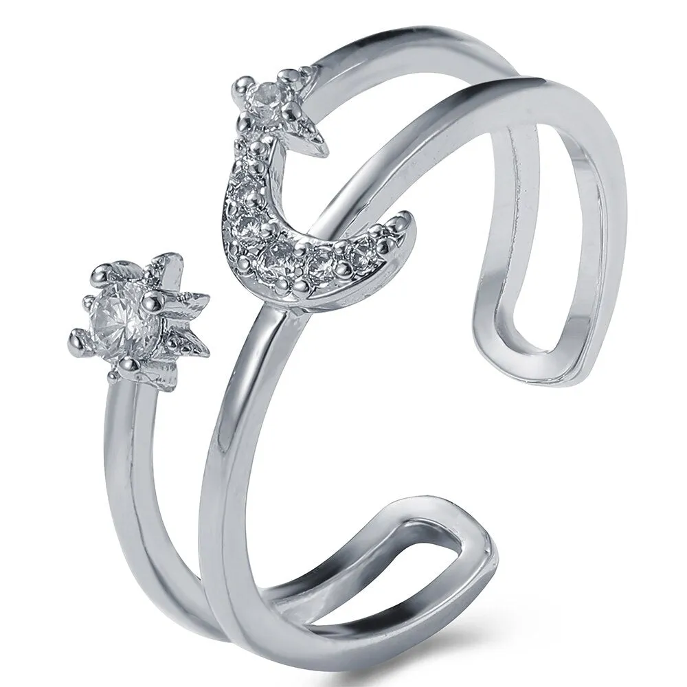 2022 New Korean Style Flower Rings for Women Punk Trendy Vintage Plum Blossom Ring Small Daisy Flower Rings Party Couple Rings