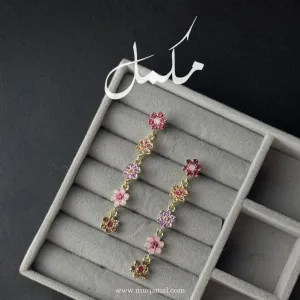 466 YYZ Flower Drop Earrings Pair