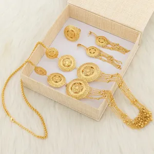 7 Layers Necklace Set with Gift Box For Women