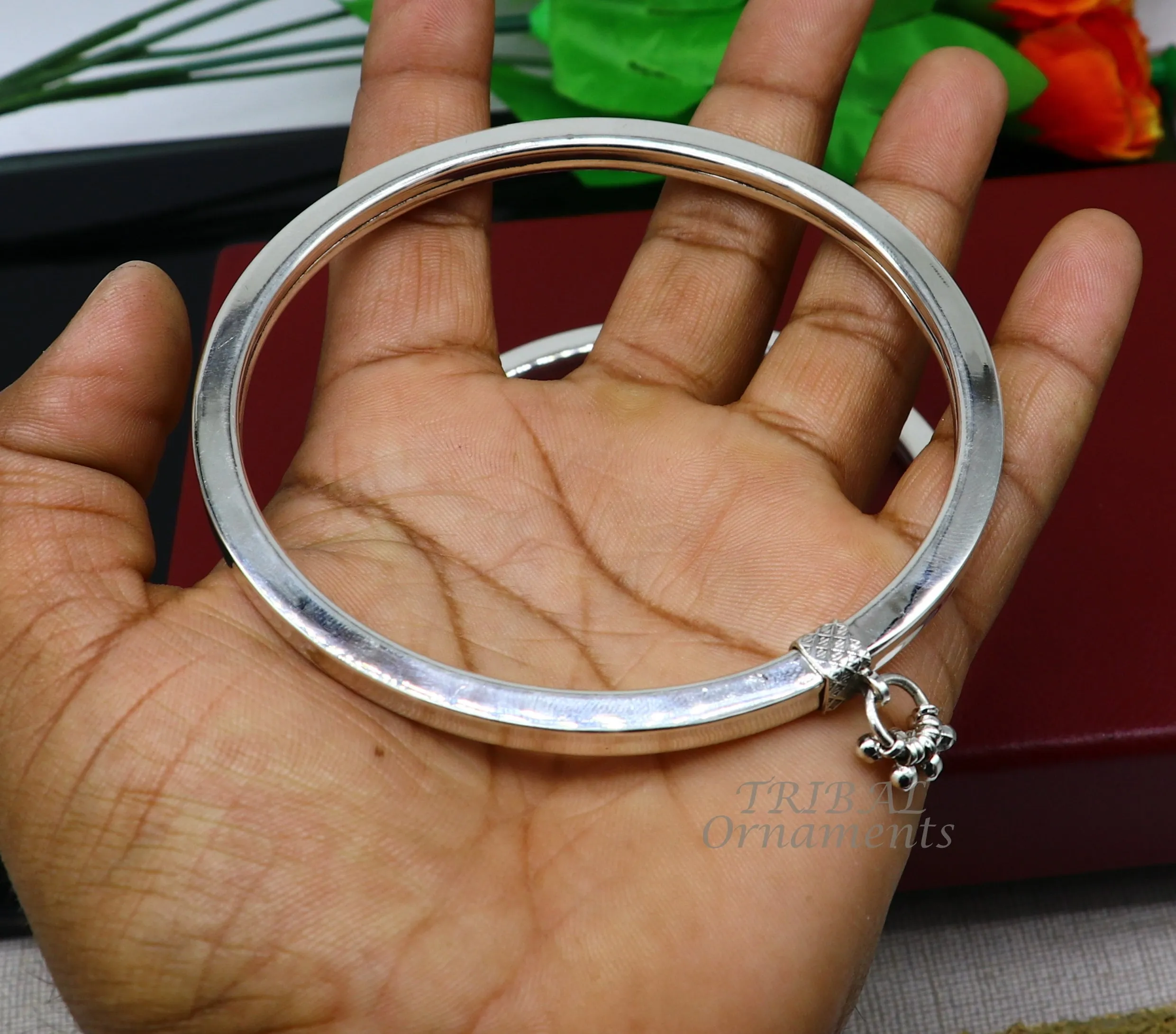 925 sterling silver handmade vintage ethnic design customized foot ankle kada bracelet with hanging drops best belly dance jewelry nsfk76