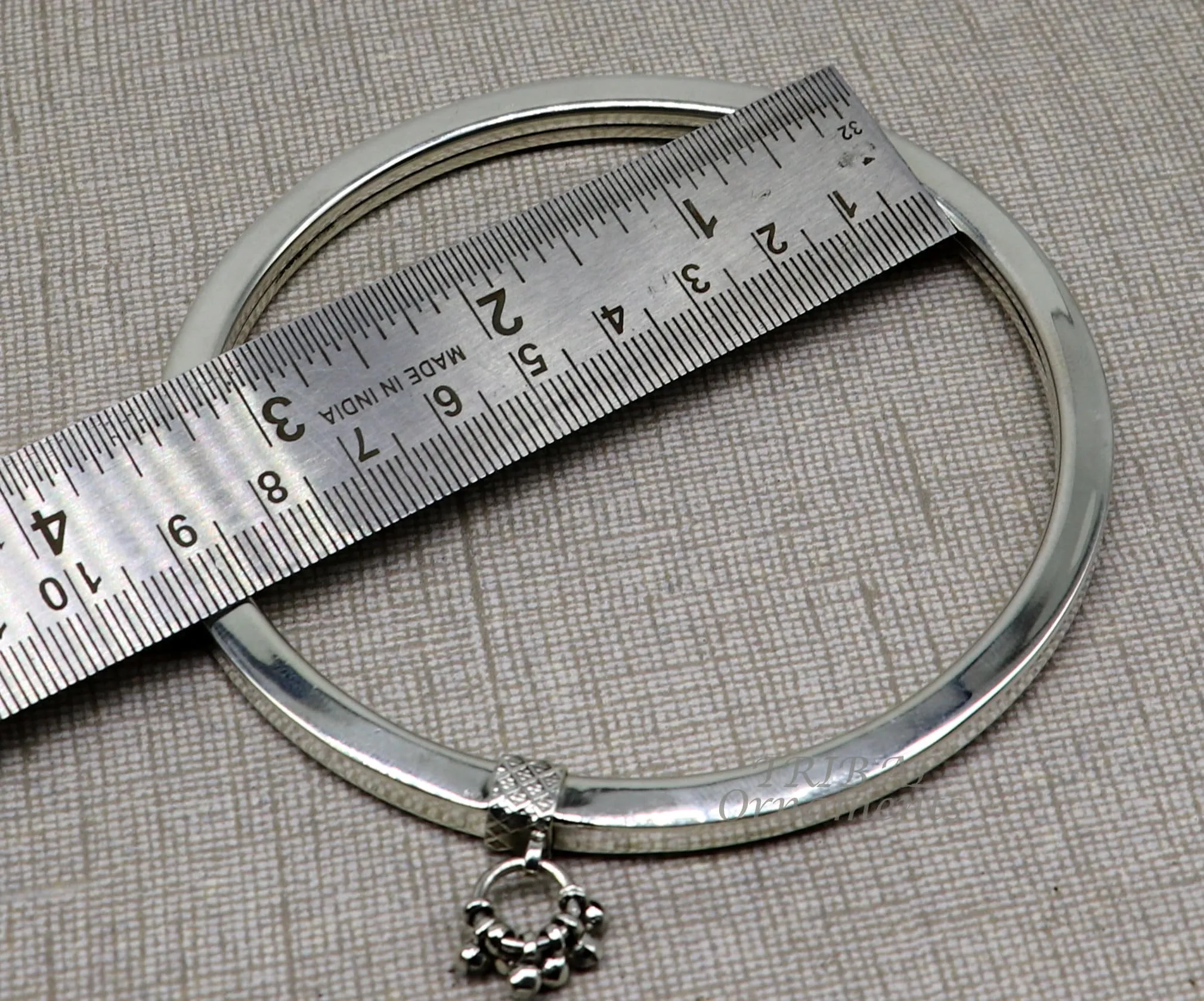 925 sterling silver handmade vintage ethnic design customized foot ankle kada bracelet with hanging drops best belly dance jewelry nsfk76