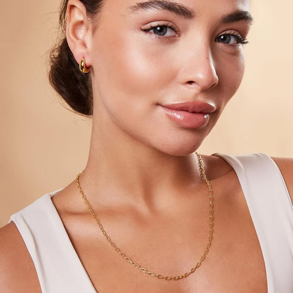 Achara Classic Cable Chain 21 Inch Necklace