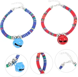 Adjustable Cat Collar Boho Necklaces Color Random