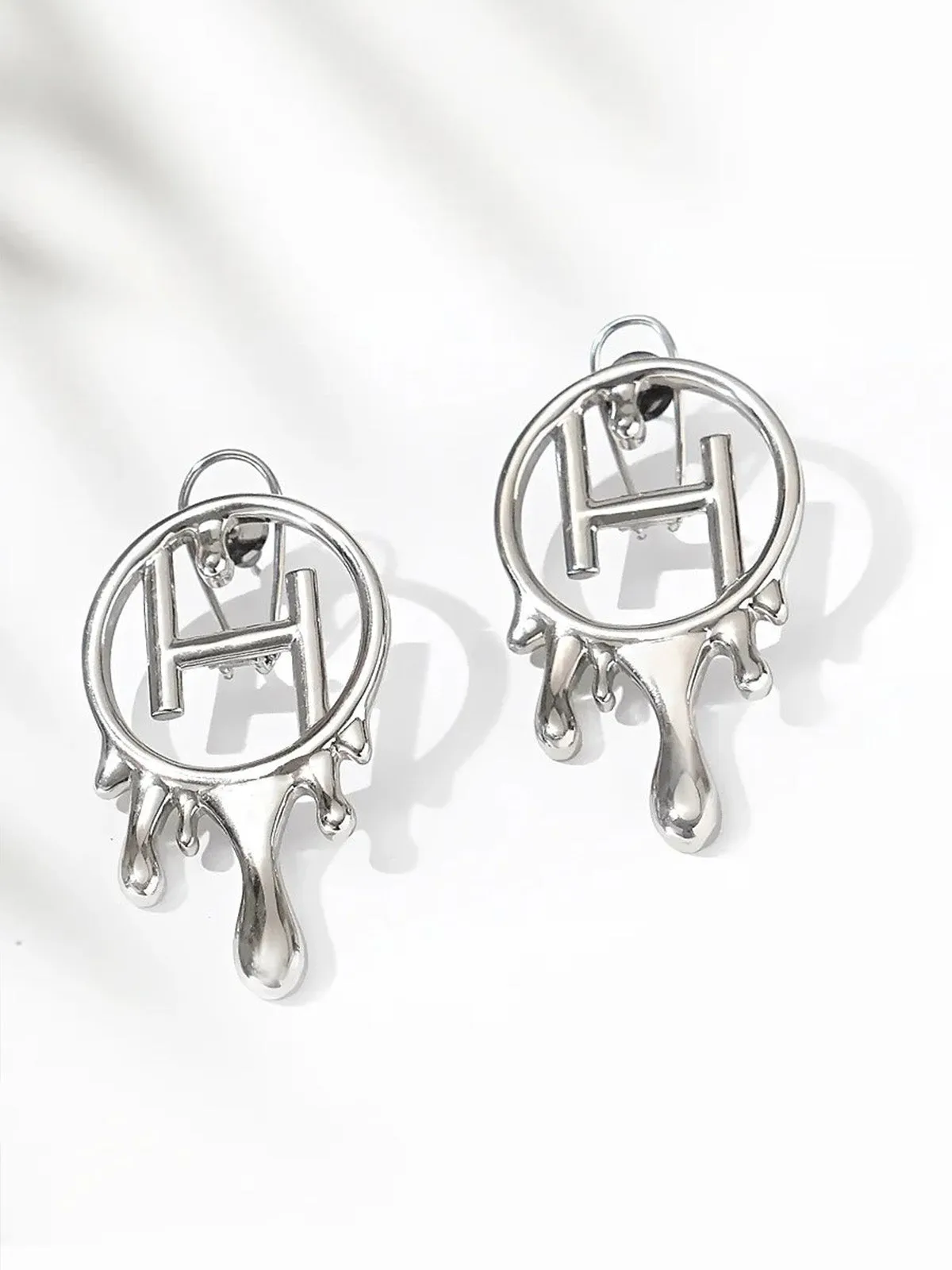 Alaya F in Midi Mongram Earrings