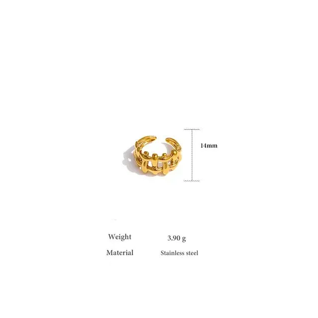 Aquila Statement Ring - 18K Gold Coated