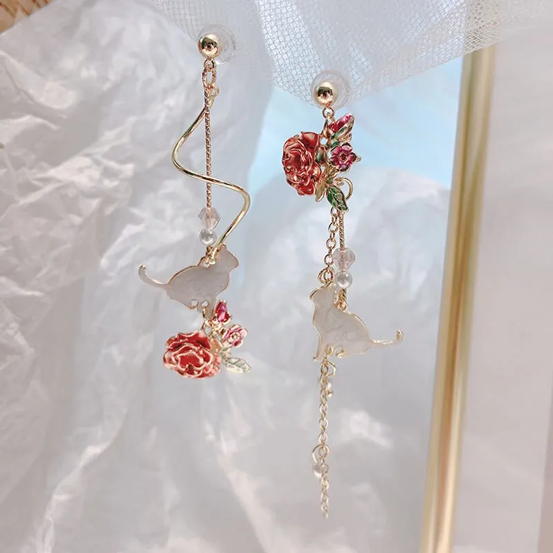 Artistic and Unique Asymmetrical Statement Earring Collection