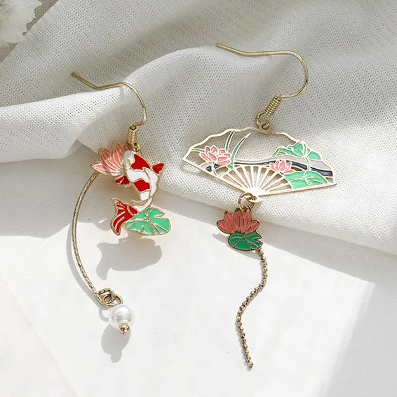 Artistic and Unique Asymmetrical Statement Earring Collection
