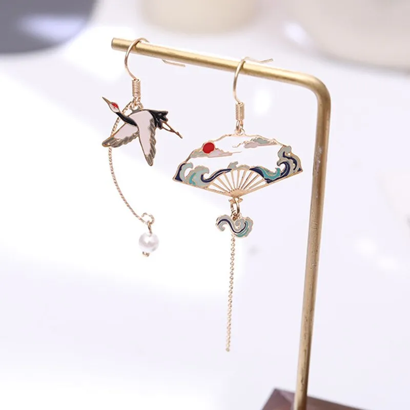 Artistic and Unique Asymmetrical Statement Earring Collection