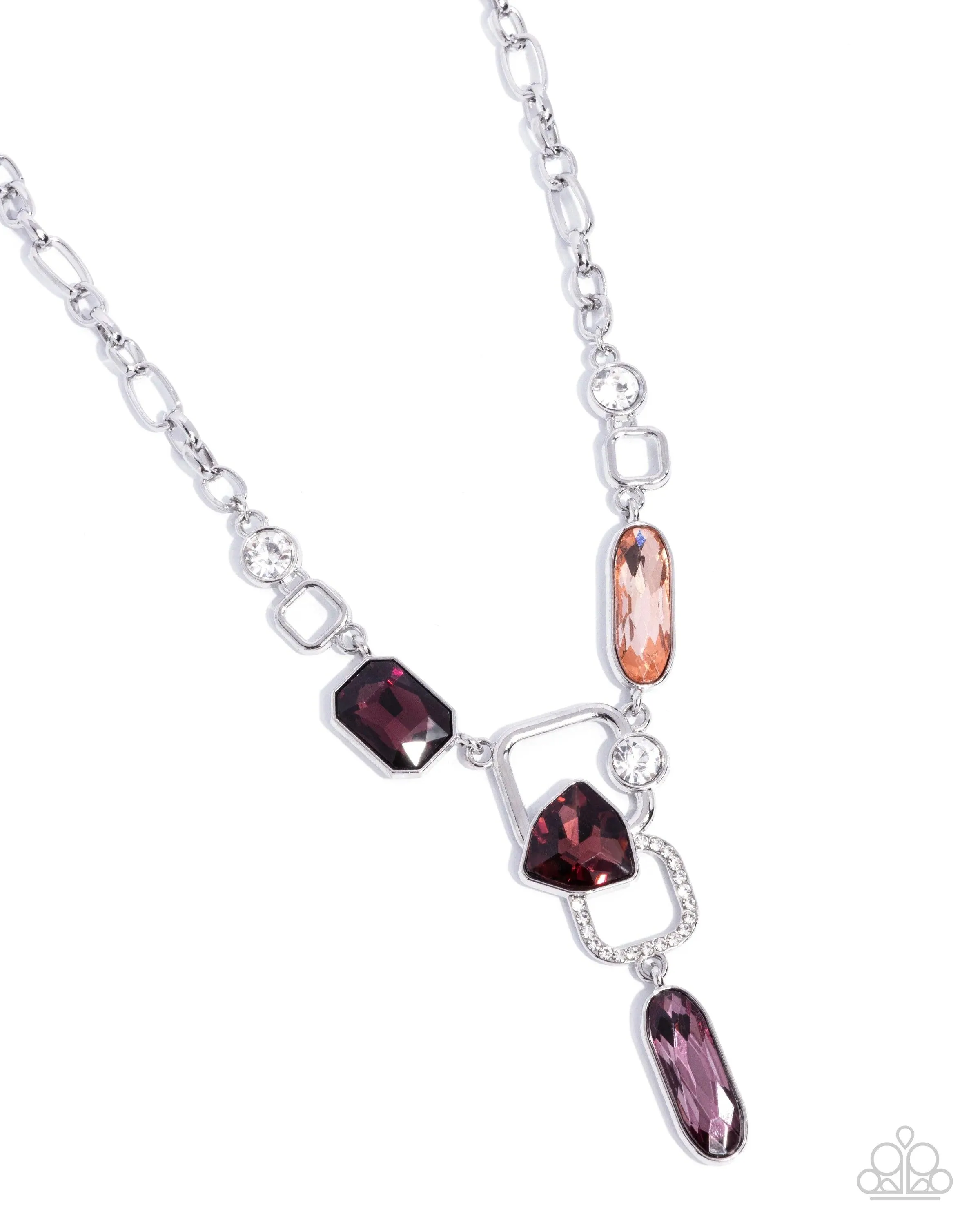 Artistic Elegance - Purple Necklace-Paparazzi