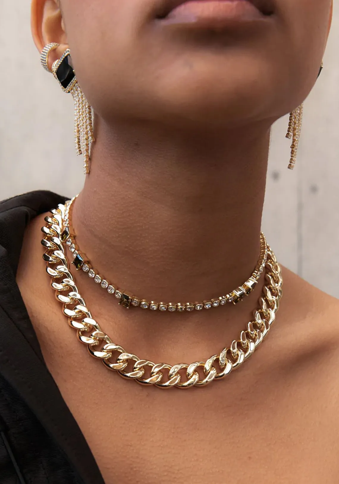 ATITUDE STATEMENT CURB CHAIN GOLD