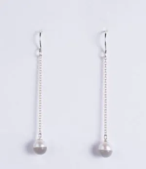 Bi -colour pearl grey moonstone