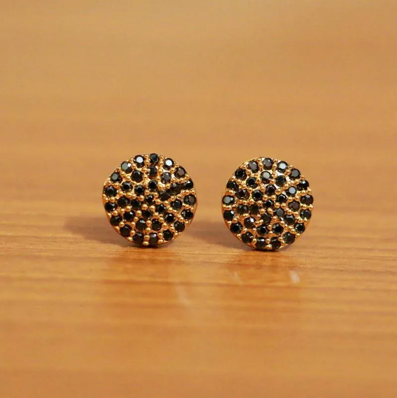 BLACK ONYX STUDS