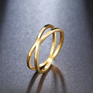 Bohemian Vintage Cross Gold Rings