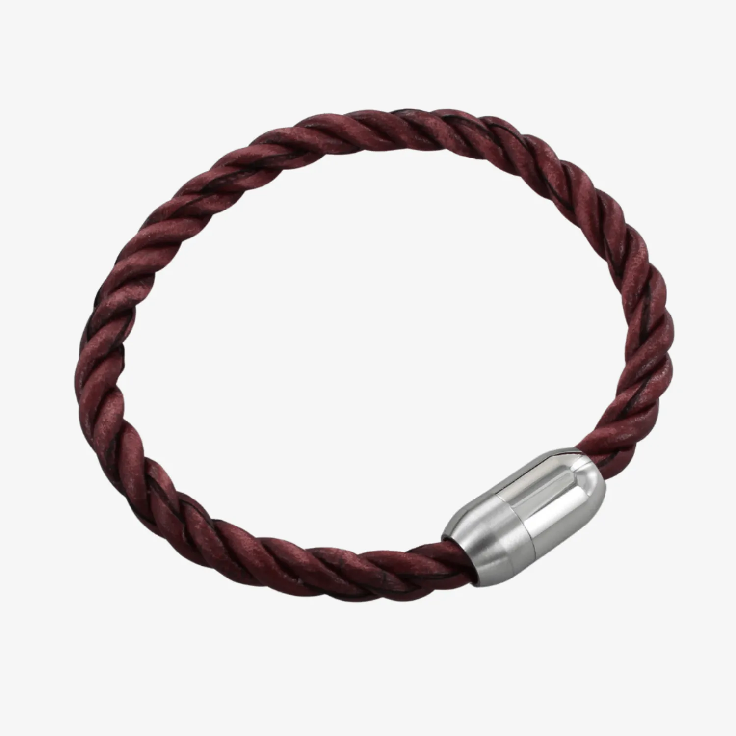Bond Leather and Stainless Steel Bracelet