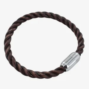 Bond Leather and Stainless Steel Bracelet