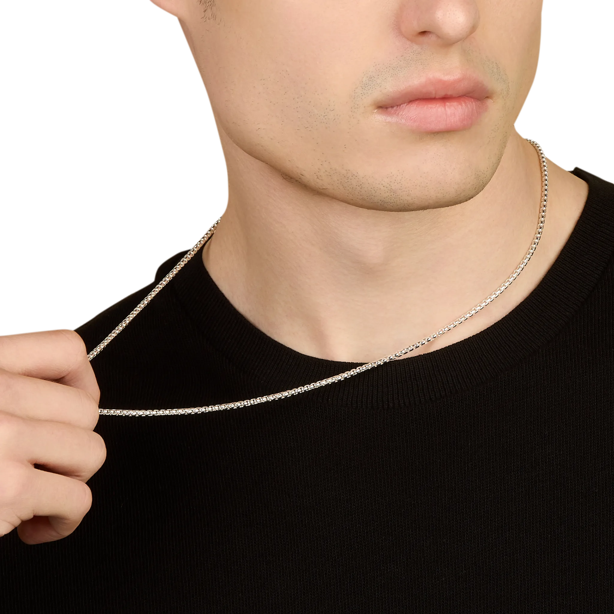 Box Chain, Stainless Steel (2.5mm)