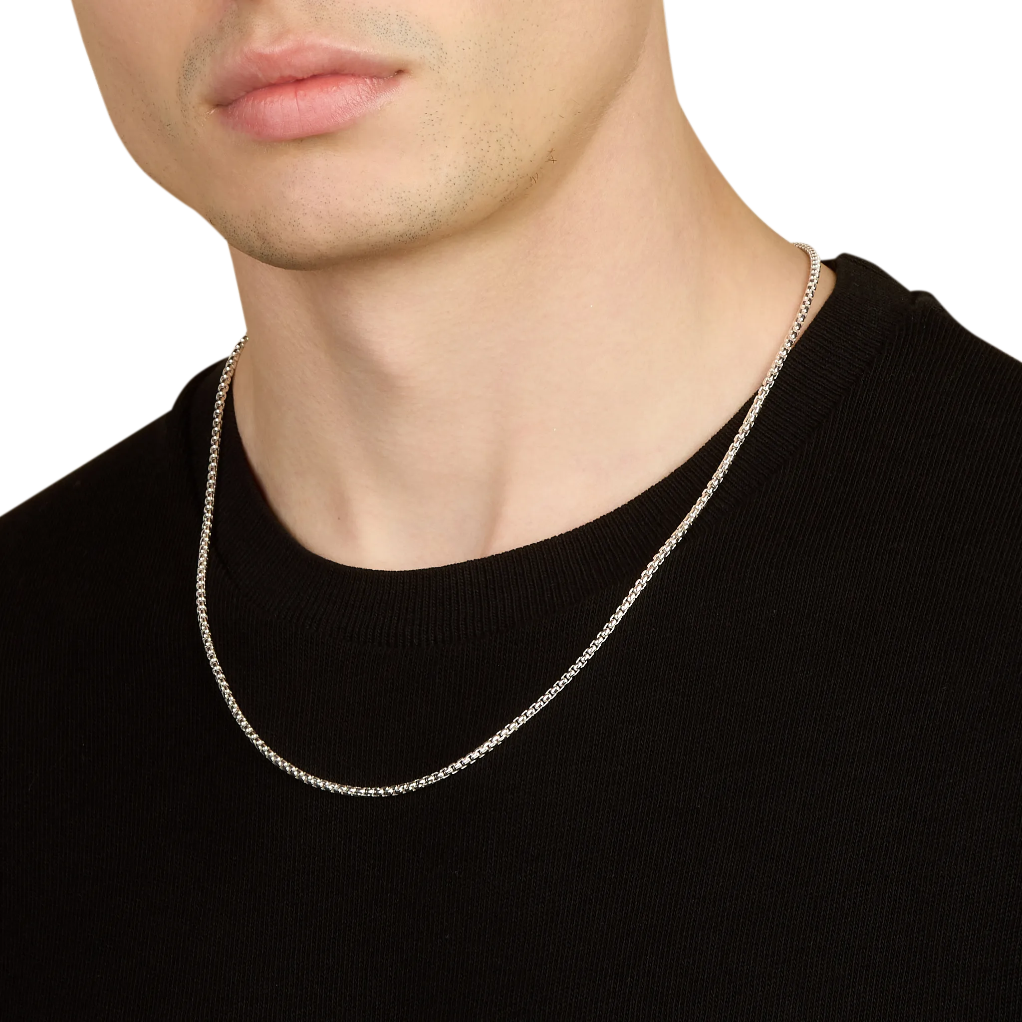 Box Chain, Stainless Steel (2.5mm)
