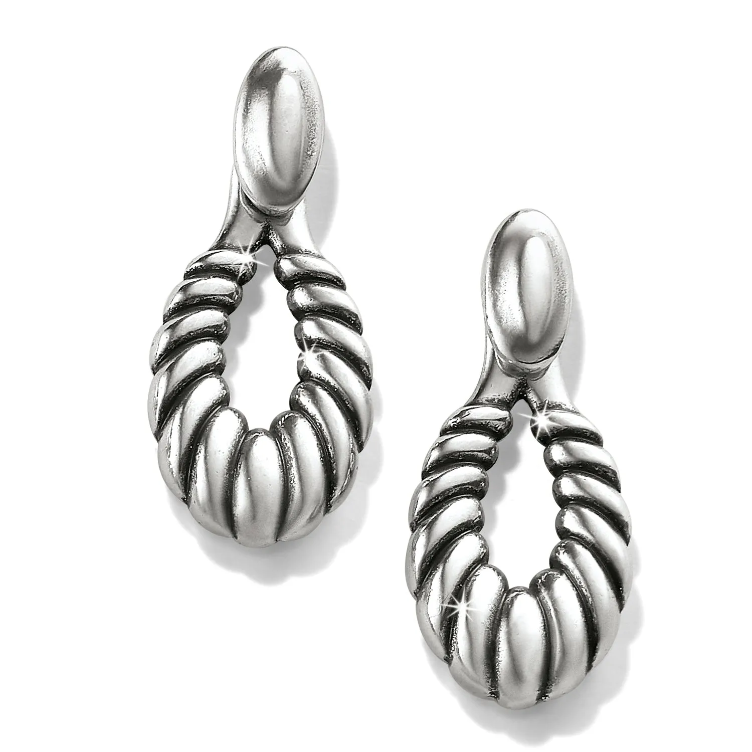Brighton: Athena Scalloped Post Drop Earrings