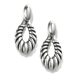 Brighton: Athena Scalloped Post Drop Earrings