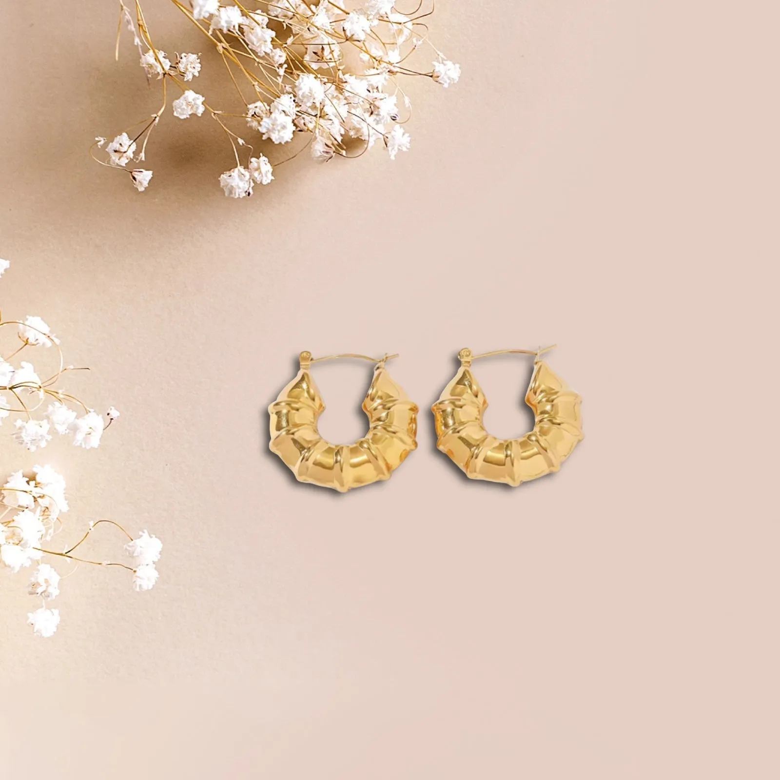 Brioche Hoop Earrings