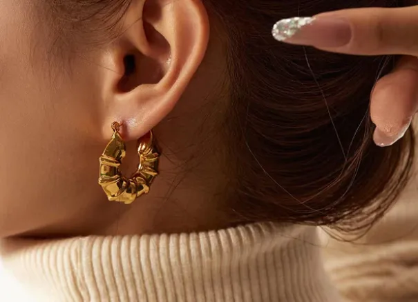 Brioche Hoop Earrings
