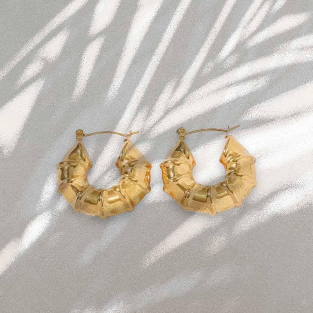 Brioche Hoop Earrings